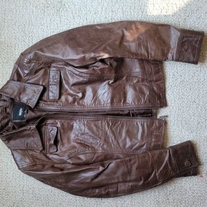 Authentic Brown Leather Jacket